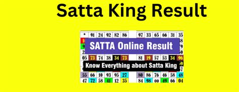 What is the Satta King game and how to check Satta .